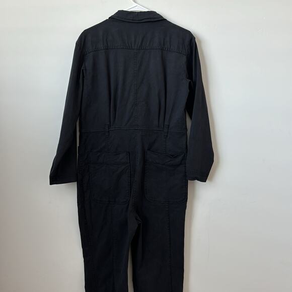 Alex Mill Expedition Jumpsuit in Black Washed Twill Size: M - Picture 7 of 9